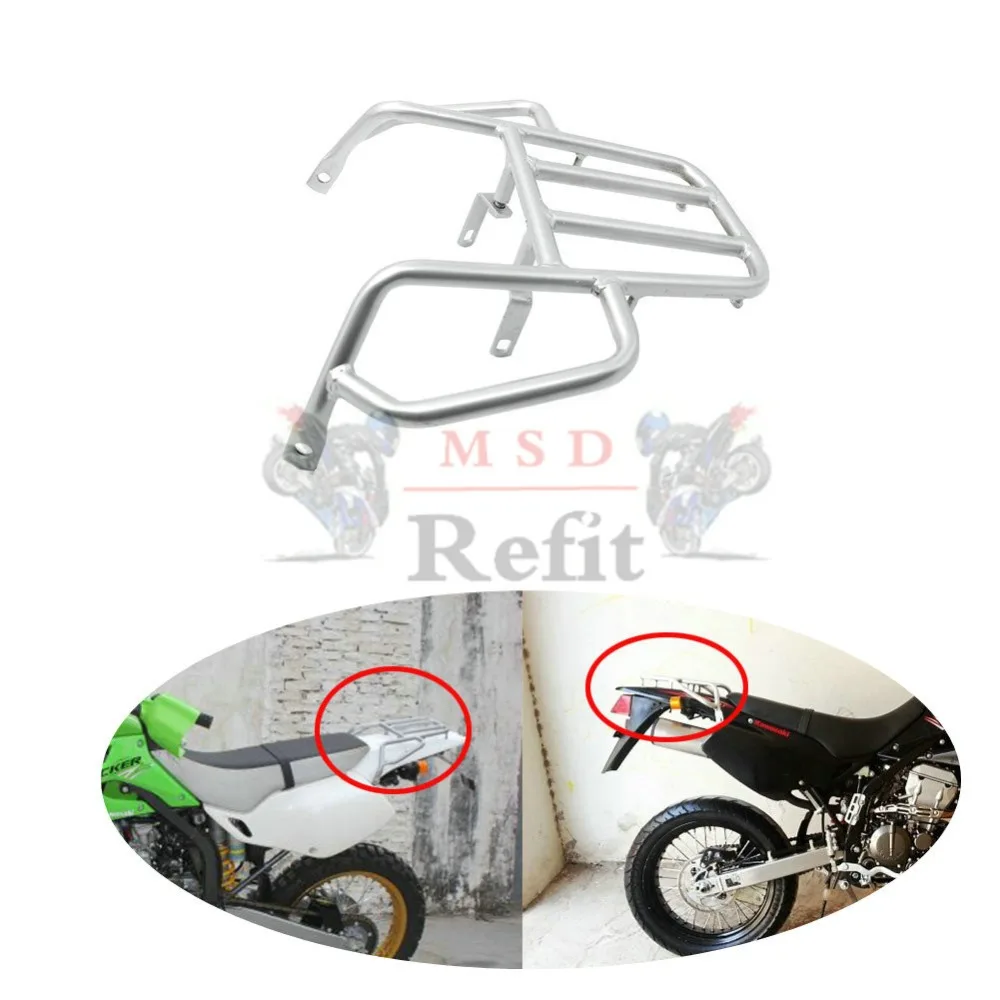 For-Kawasaki-KLX-250-1993-2007-Rear-Detachable-Luggage-Rack-Support-Holder-Saddlebag-Cargo-Shelf-Bracket_副本