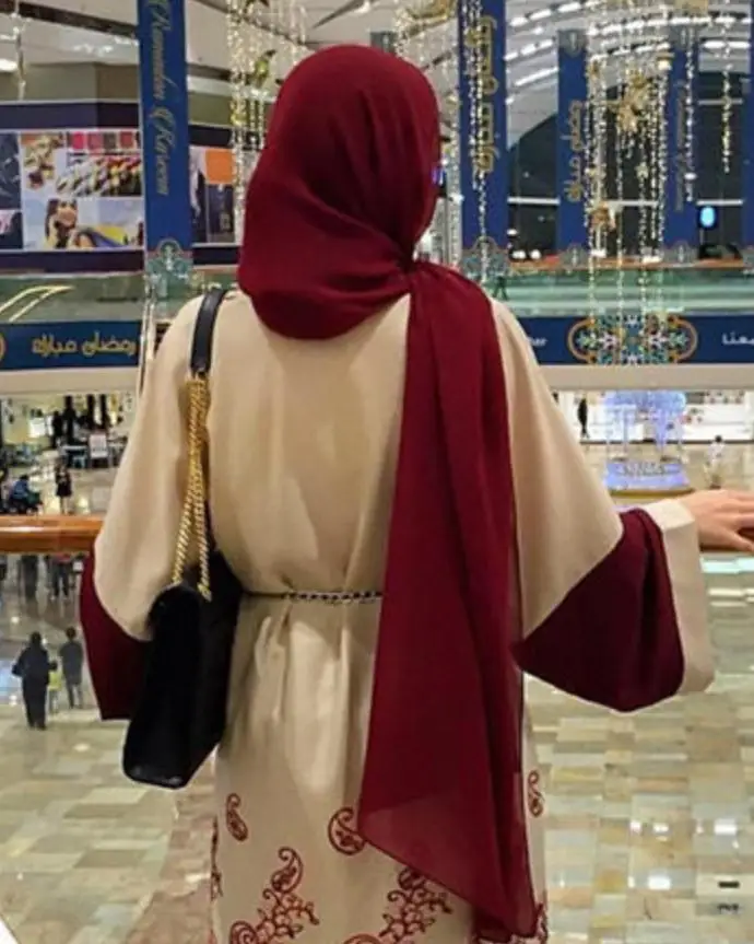 Модный принт в мусульманском стиле abaya парадное платье кардиган кимоно длинный халат Платья Туника Jubah Ближний Восток Рамадан Арабский исламский ткань Wj1881