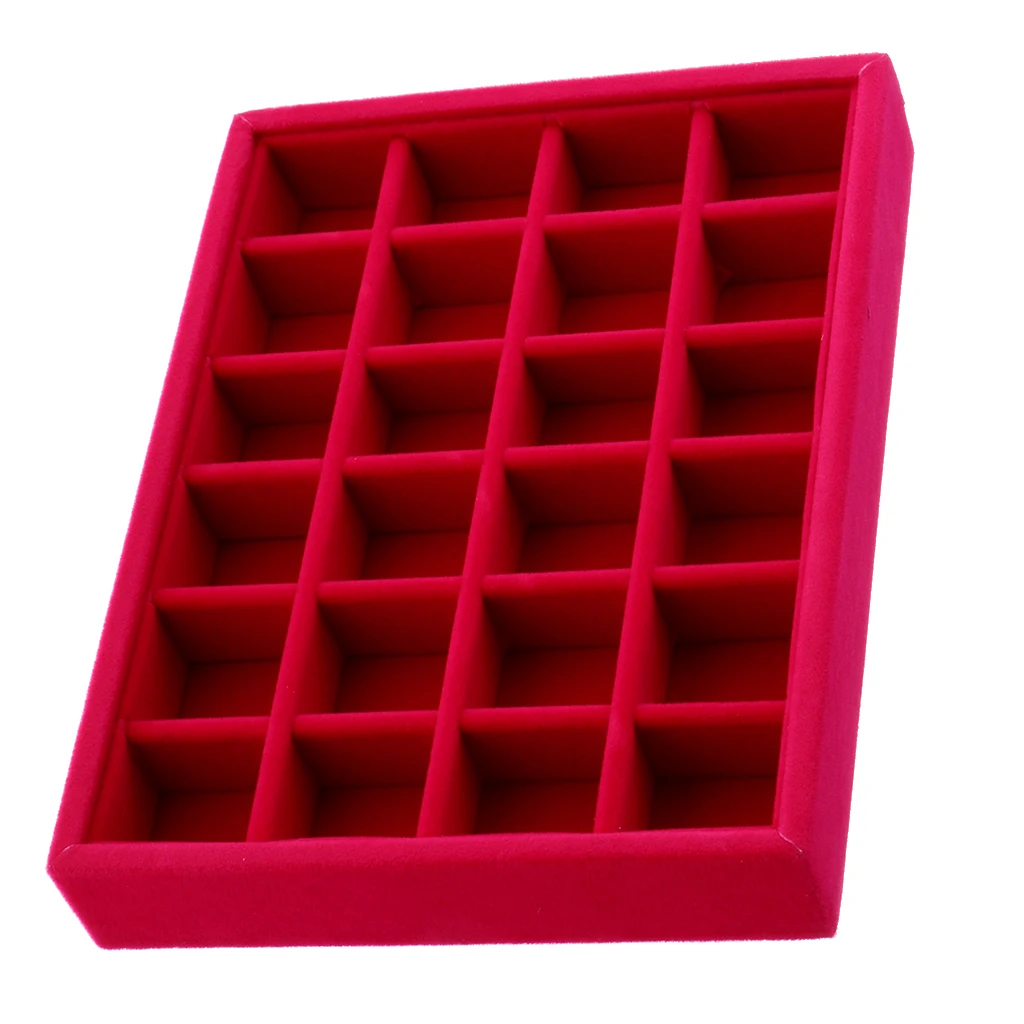 Drawer Organizer Stackable Jewelry Display Tray Necklace Earrings Ring Storage Packaging Jewelry Tray