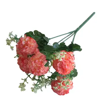 

1 Bouquet Artificial Fake Chrysanthemum Flower Plant Home Office Party Decor Silk Fake Flower flores for DIY Decoration