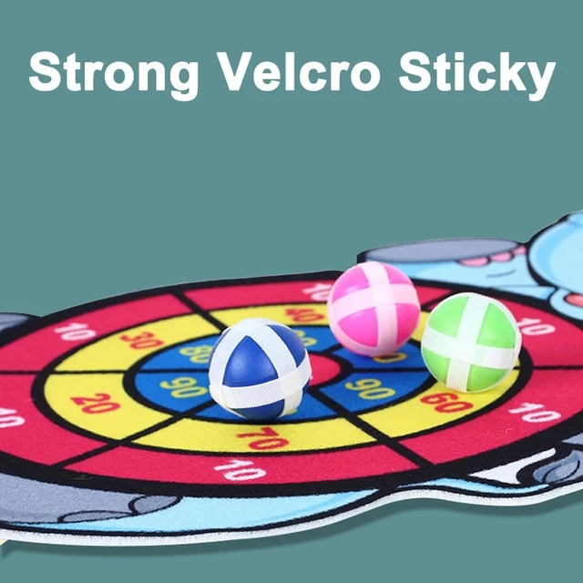 Soft Sticky Ball Dartboard Set Children Target Toys for Kids Cartoon Sports Toys Babies 2 to 4 5 6 Years Outdoor Indoor Juguetes 5