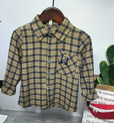 shirts Лидер продаж, весенне-осенние Стильные комплекты одежды для детей свитер для мальчиков, рубашки, джинсы, комплект из 3 предметов, спортивный костюм для мальчиков комплекты детской одежды для 2-6 лет - Цвет: shirts