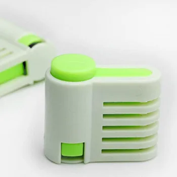 

5 Levers Cutting Bread Knife Splitter Toast Slicer 2 pieces 5 Layers Bread Slicer Food-Grade Plastic Cake Bread Cutter