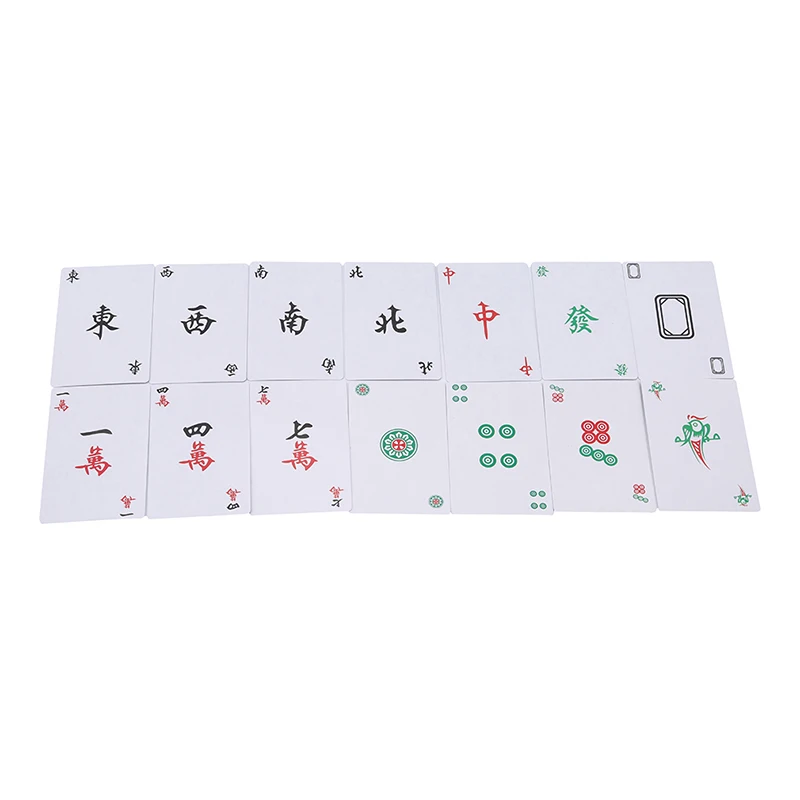 1 Scatola Di 144 Carta Mahjong Mah Jong Cinese Carte Da Gioco Set Per La Festa Divertente Giochi Di Vendita Calda Piastrelle Di Giochi Giocattoli Educ