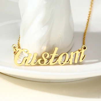 

Custom Name Necklace Personalized Name Choker Necklace Any Name Jewelry Gift for Her Mothers Day Birthday Gift