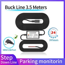 

Buck Line Dash Cam 3.5 Meters 12V/ to 5V Vehicle Camera Mini-USB Car DVR Charger 24 Hours Parking Monitoring Hardwire Kit