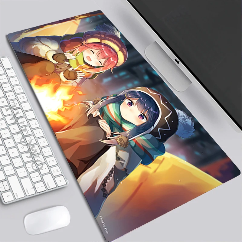 Mousepad Custom Home Large Computer Mouse Mat Desk Mats Yuru Camp Carpet Gamer Soft Office Natural Rubber Mice Pad | Компьютеры и офис
