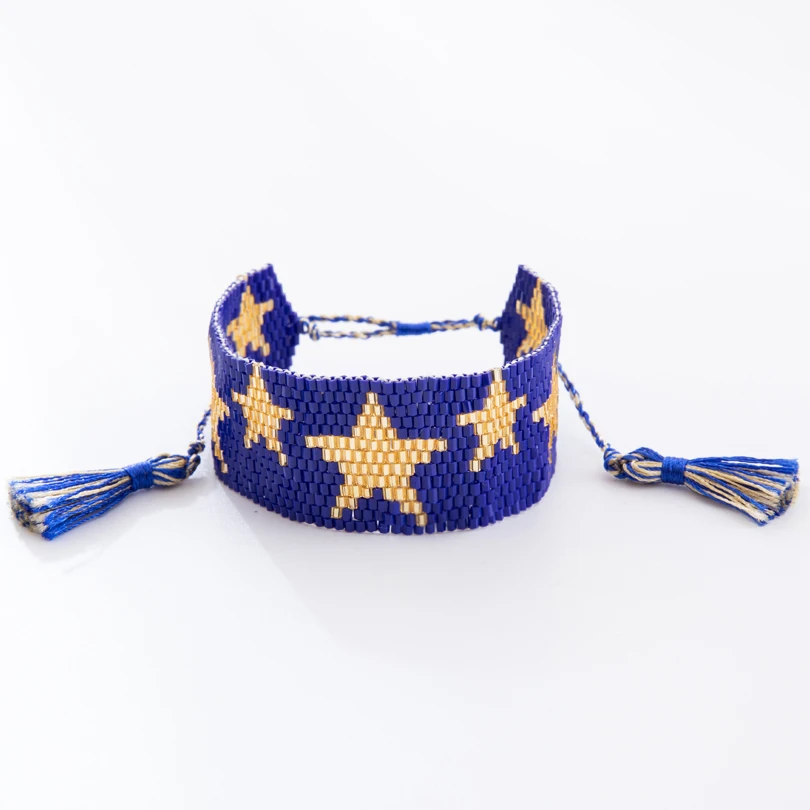 G. YCX Boho Rock Seed Beads браслеты дружбы со звездами для мужчин и женщин Delica Miyuki тканые браслеты State для мужчин t tasseiras Pulseiras