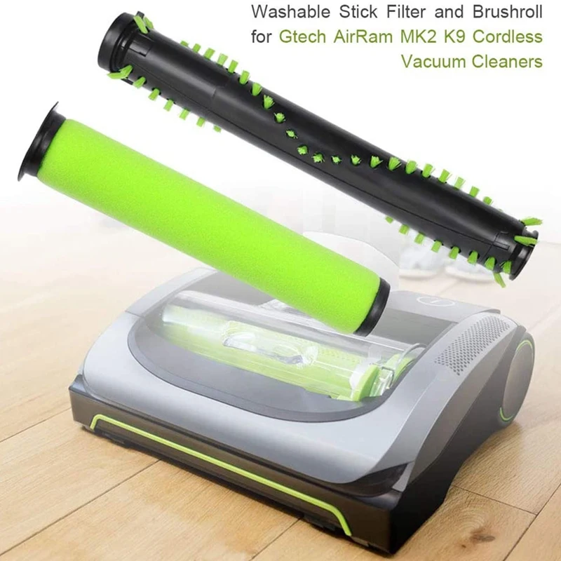 Washable Dirt Bin Stick Filter Brushroll For Gtech Airram Mk2 K9 Cordless Vacuum Cleaner Accessories Spare Parts Vacuum Cleaner Parts Aliexpress