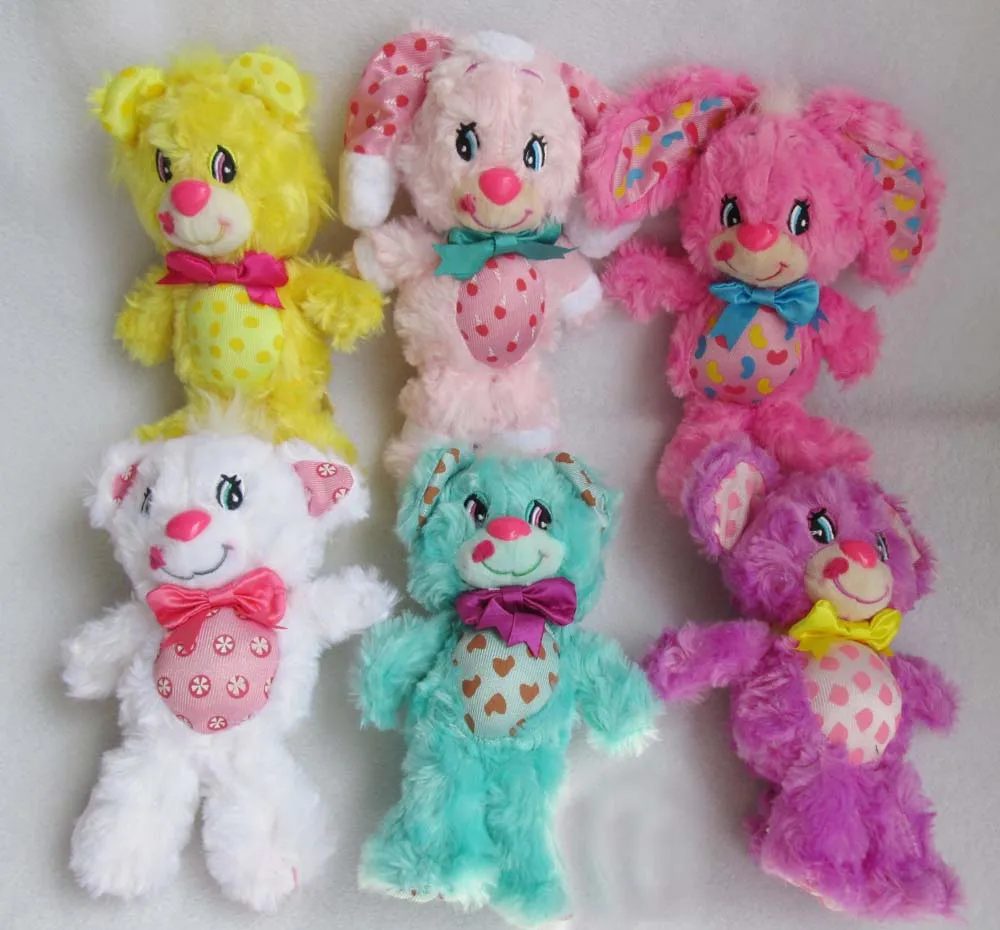 

YUM YUMS Lucky Lemon Lion Jellybean Bunny Cherry Bear Rabbit Stuffed Toy Plush 16cm