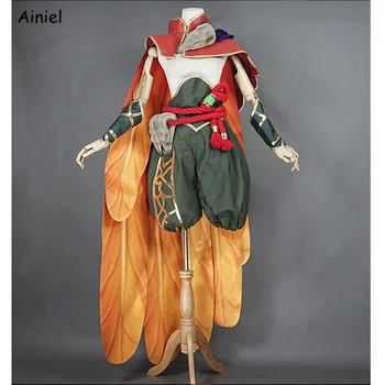 

Anime LOL Rakan Cosplay Xayah Costume The Rebel The Charmer Uniforms Full Set Suit Uniform Wigs Halloween Costumes for Adult