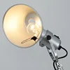 Adjustable Long Swing Arm Desk Lamp Modern Fashion Silver Aluminium Office Reading Study LED Clamp Desktop Table Light with Clip 6