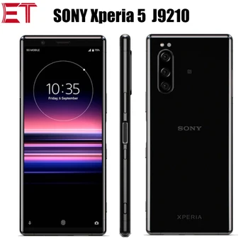 

New Original Sony Xperia 5 J9210 Mobile Phone 6GB 128GB Snapdragon855 OctaCore 6.1"1080x2520p 3140mAh NFC 12MP Andropid9.0 Phone