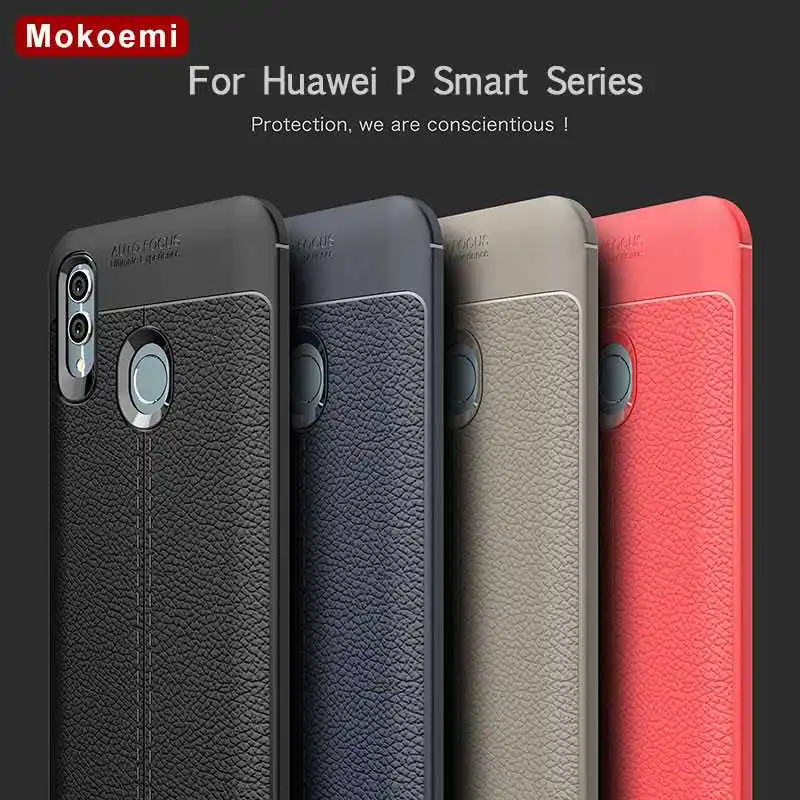 Mokoemi Личи шаблон Ударопрочный Мягкий СПС huawei P Smart чехол для huawei P Smart Plus Z чехол для сотового телефона