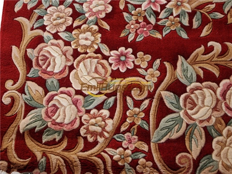 chinese rug custom french About Hand-knotted Thick Plush 6.56' X 9.84'