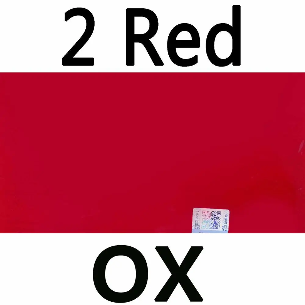 2red OX 2x RITC 729 FX-729 дружбы OX Pips-в настольном теннисе Резина без губки(Topsheet OX) Потеря прямые продажи - Цвет: 2red OX