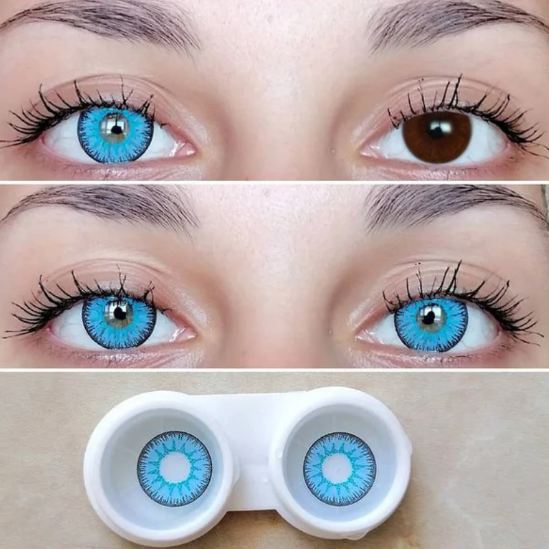 Bio-essence par de lentes de contacto de colores para ojos serie