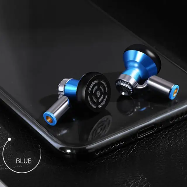 blue SENFER KP120 Плоские наушники HIFI тип ушной раковины Алмазный Мембранный блок Hifi музыкальный монитор MP3 Sport Fever MMCX сменный кабель - Color: blue