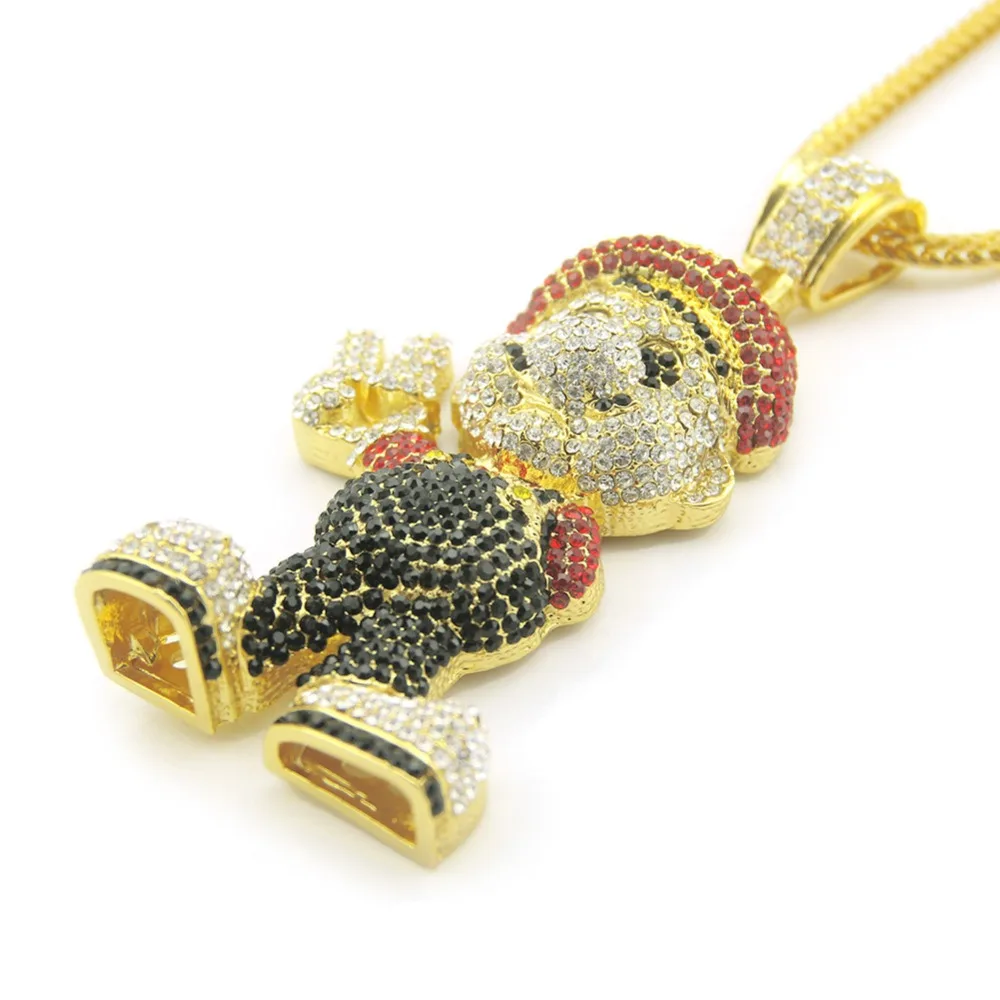 New 30 Inch Chain Big Heavy Super Mario Pendent Chain Necklace