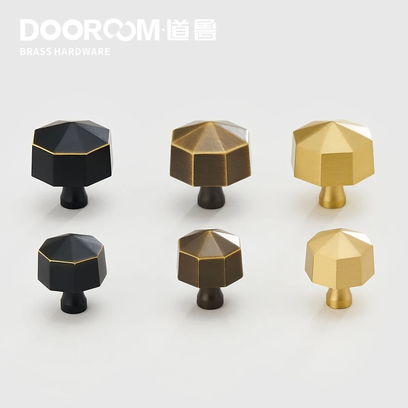Ручки для мебели Dooroom из латуни скандинавские простые американские