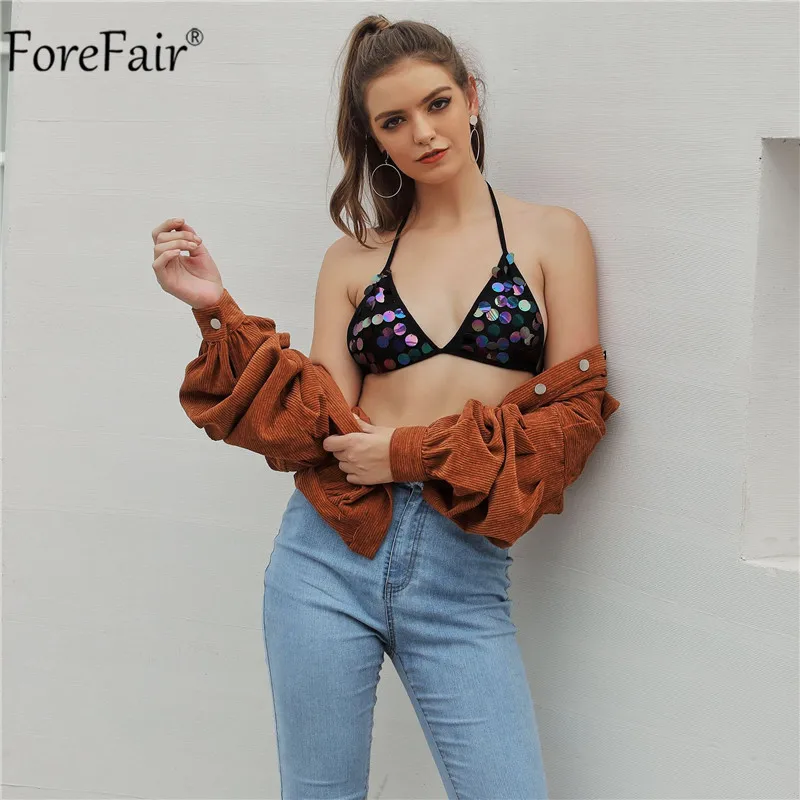 Forefair Вельветовая куртка короткая женская осенне-зимняя верхняя одежда Уличная винтажная Повседневная Свободная куртка пальто