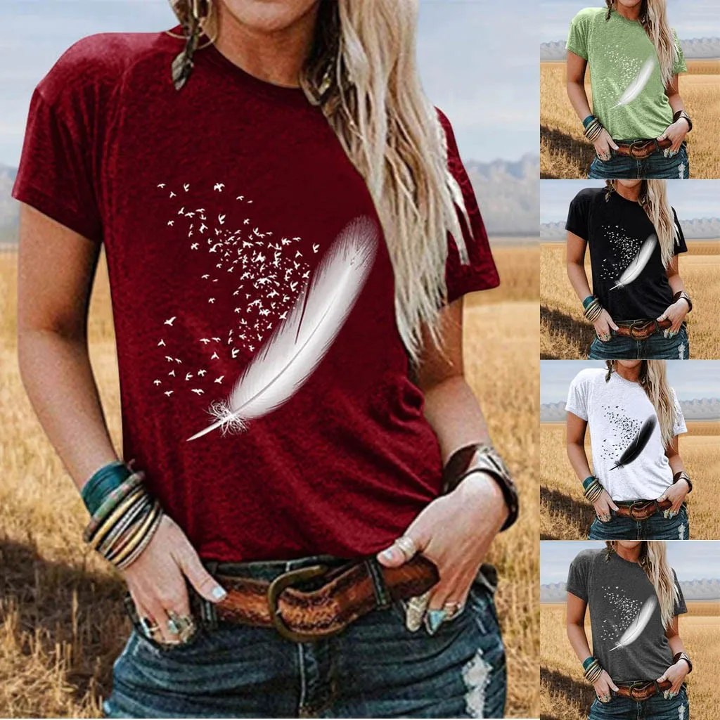 Women Tshirt Harajuku Lady Leather Print T shirt Funny Female T-shirt Leisure Fashion Aesthetic T-shirt 2021 1