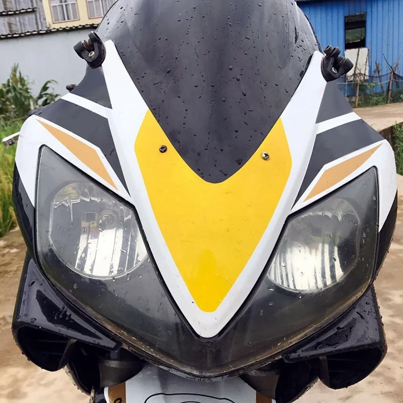 Ветровое стекло с двойными пузырьками черного цвета для Honda CBR 600 F4I 2001-2008 2002 03 04 05 06