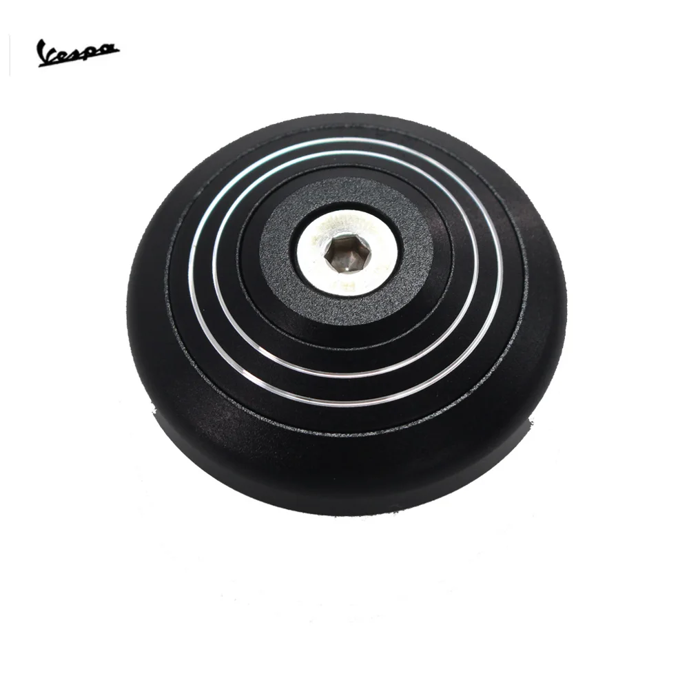 Черный Мотоцикл CNC левая передняя крышка колеса для Vespa GTS 150 300 GTS SEPER 150 300 SPRINT 150 125 PRIMAVERA 125 150 - Цвет: Черный