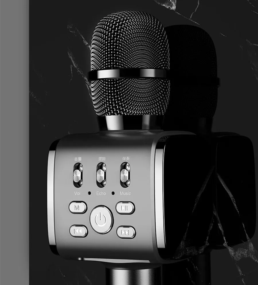 Динамик для мобильного телефона, беспроводной микрофон k-song artifact, звуковая карта, Bluetooth, пение, домашний микрофон, гарнитура