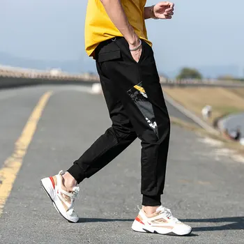 

WWKK Men Joggers Casual Pants Side Stripe Fitness Men Sportswear Tracksuit Sport Sweatpants Trousers Gyms Jogger Track Pants
