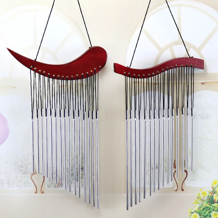 A Generation of Fat Multi-Tube Solid Wood Geometric Shapes Rust-proof Metal Tube Retail Home Pendant Hanging Decoration Students