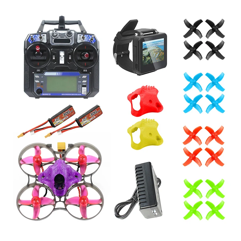 

JMT Mobula7 V3 75MM Frame FPV Goggles/Watch Crazybee F4 Pro V3.0 2-4S Flight Controller FPV DIY RC Drone Quadcopter