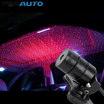

Car Roof Light Starry Projection Interior Decorative Light Spotlight DJ Music Sound Lamp Car Star Lights Interior Modification