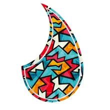 

DIY Guitar Pickguard Scratch Plate Self-Adhesiv E Sticker For Acoustic Guitars Pick Plectrum Scratch Plate Musical Instrument