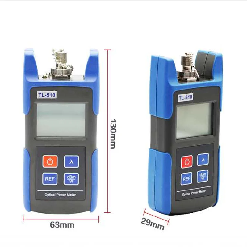 

TPLK Handheld TL-510 with FC SC ST LC connector laser power meter Fiber optic tester
