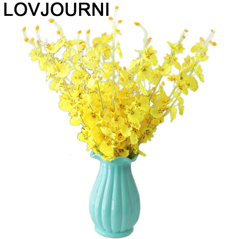 Vazo Ceramica Florero Suculenta Gold Jarron Jarrones Decorativos imperno Teraryum Vaso De Flor украшение для дома ваза