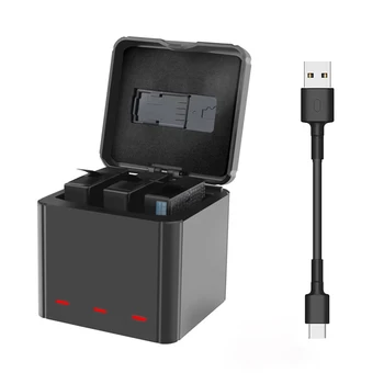 

Fast Charging Storage Charger Box Replacement Batteries Overvoltage Protection Portable Plastic Sports Camera For Insta360 One X