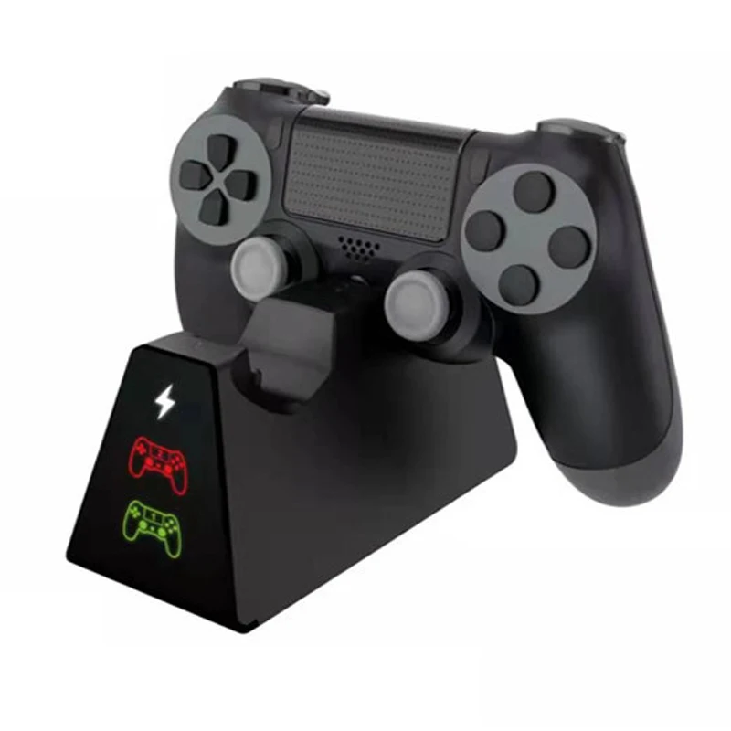 PS4 контроллер зарядное устройство Dual USB быстрая зарядка док-станция для sony Playstation 4/PS4/Pro/PS4 тонкий контроллер w/светодиодный индикатор