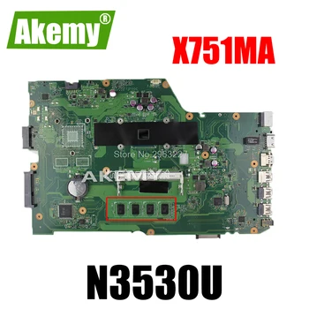

X751MA Motherboard REV:2.0 N3530U 2G Memory For Asus X751MA X751MD Laptop motherboard X751MA Mainboard X751MA Motherboard