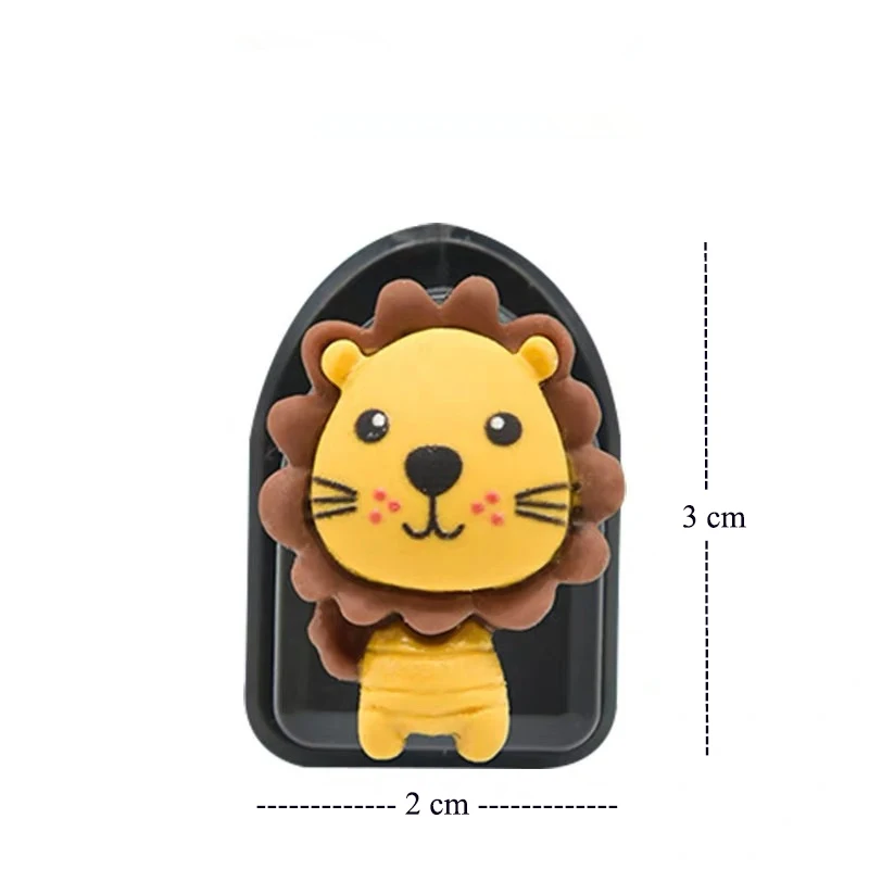 Animal Car Hooks Wall-mounted Home Decor Blossom Sundries Holder Hooks Multifunction Masks Keys Organizer Hanger 4PCS