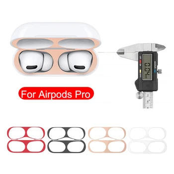 

Metal Dust Guard Sticker for Airpods pro Skin Protective Sticker for Apple Airpods 3 Earphone Charging box Case Cover Shell Skin