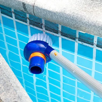 

Cleaner For Folding Pool Small Suction Head Brush for Swimming Pools Cleaning Accessories Outdoor Corner Vacuum Brushes