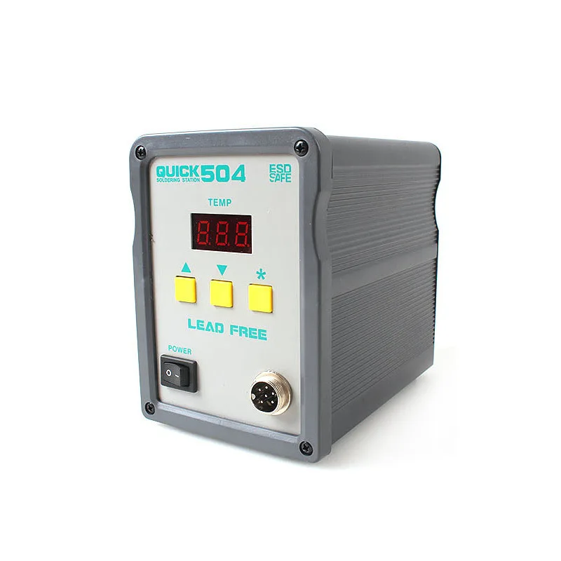 

QUICK 504 lead-free welding stand high power welding stand adjustable constant temperature electric soldering iron 90W AC220V