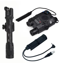 Airsoft Armas Surefir M603V тактический пистолет оружие Скаут светильник PEQ-15/LA-5C UHP зеленый+ ИК лазерное охотничье оружие, винтовка светильник-вспышка