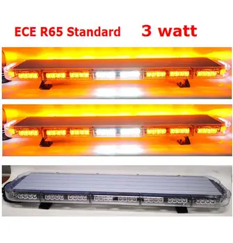 

Free Shipping new ECE R65 R10 3 watt led lightbar roof top truck car flash strobe lightbar emergency warning lightbar light bar