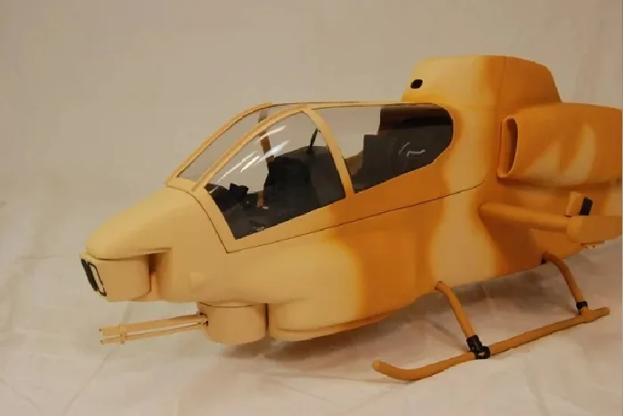 Фузеляж 500 размера для радиоуправляемого вертолета полностью окрашенный в масштабе фузеляж с посадочным механизмом - Цвет: Cobra Desert