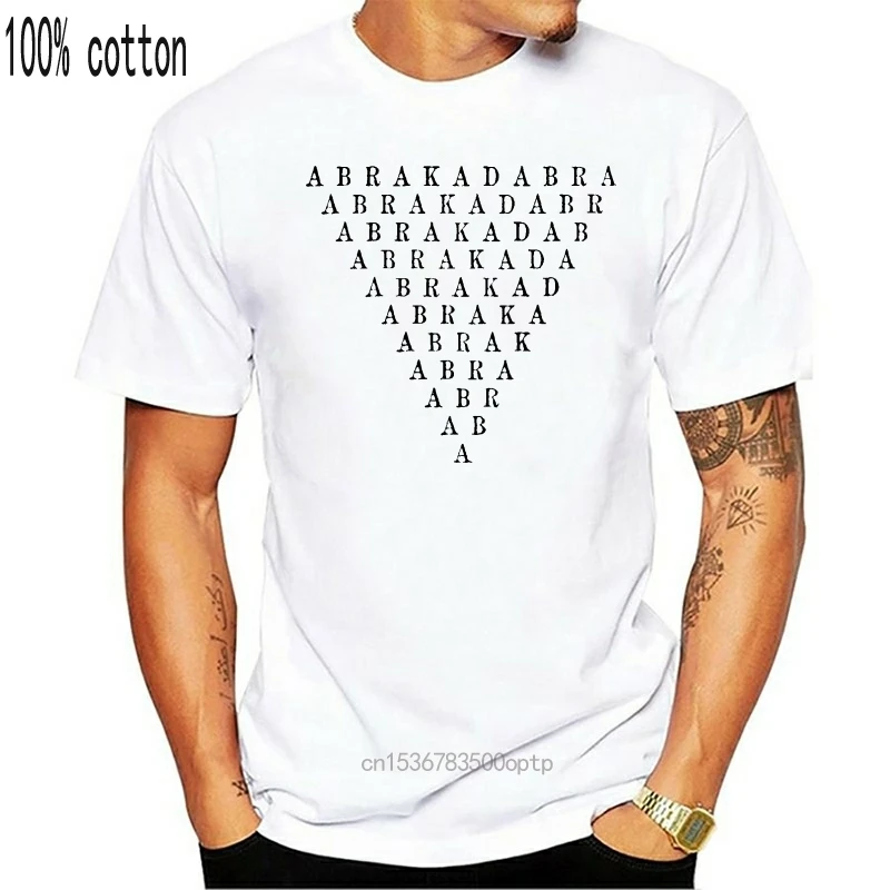 Abracadabra-Волшебная инкантация-Magick-Aleister Crowley Mystic футболка летние хипстерские топы с