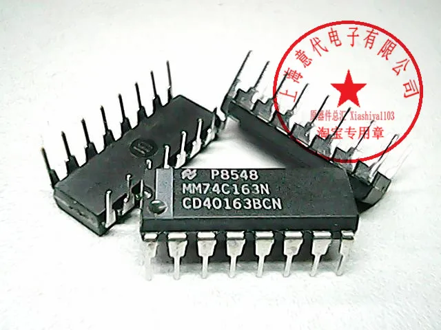 CD40163BCN, MM74C163N
