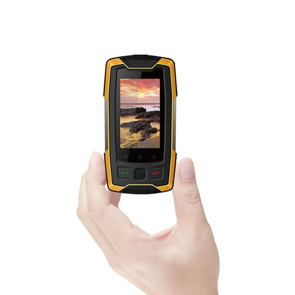 Servo X7 Plus 2,4" Mtk6737 мини-смартфон 4G Ip68 Водонепроницаемый ОЗУ 2 Гб ПЗУ 16 Гб отпечаток пальца Nfc Gps 3500 мАч мобильный телефон