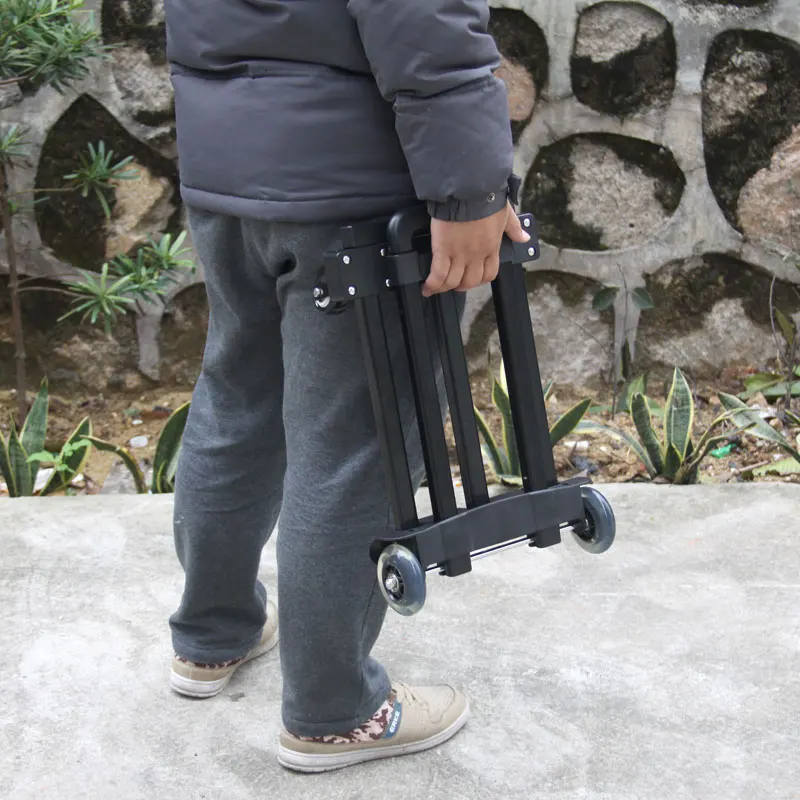 ALWAYSME Light & Portable Baby Child Car Seat Travel Carts Stroller Trolley With Four Wheels,Cart Only ,Not Include ISO FIX Belt
